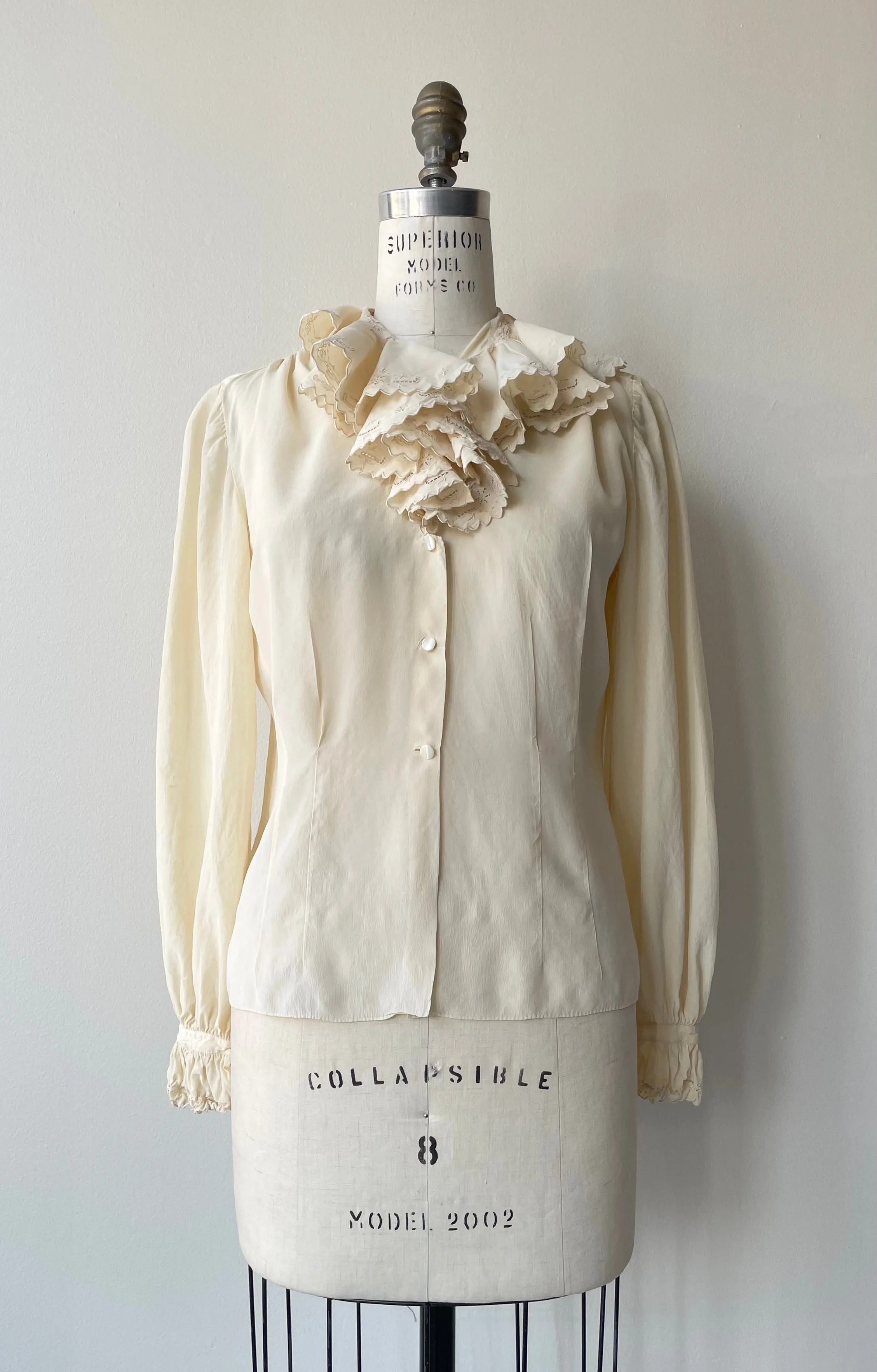 1930s Nadine Silk Blouse