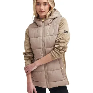 Barbour International Bondar Quilted Sweat In Light Trench