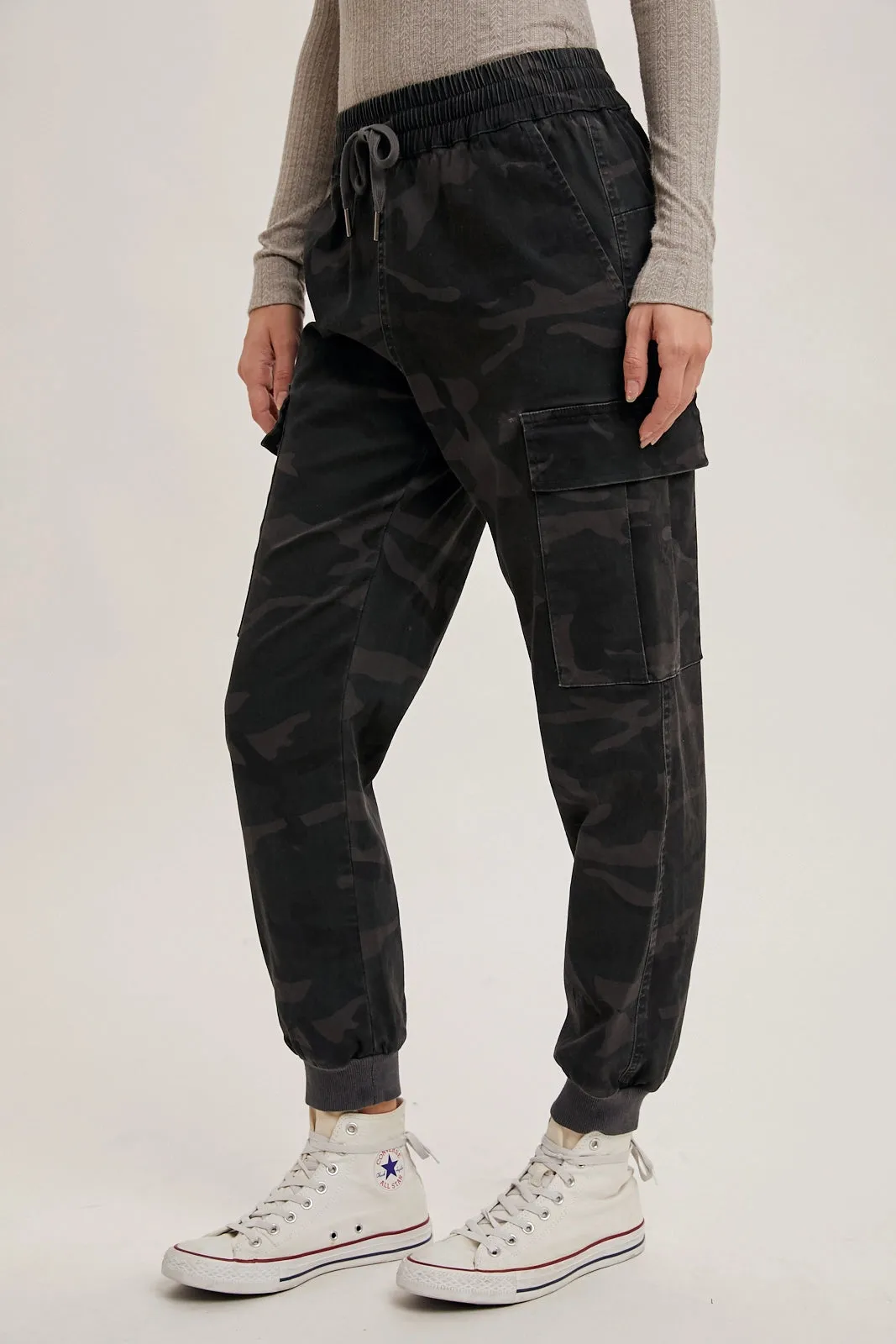 Camo Cargo Jogger Pants