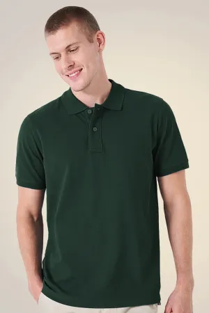 Classic Polo in Army Green