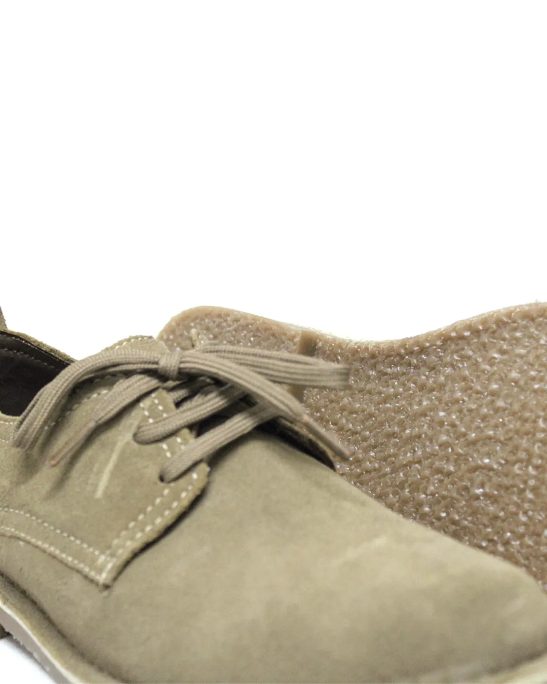 DESERT Vellie Light Khaki Suede Commando Shoe