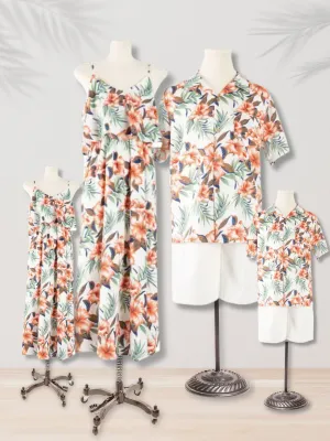 Family Style Trendy Tropical Floral Outfit