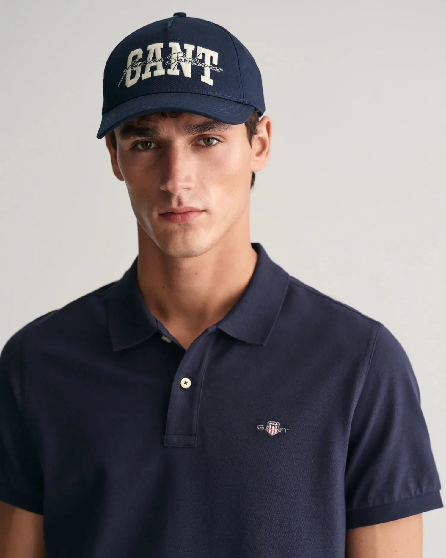 GANT - Shield Pique Polo - Evening Blue