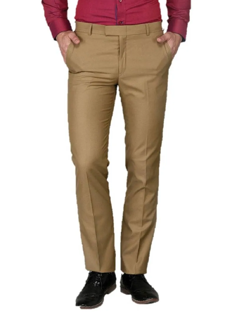 Khaki Slim Fit Formal Trouser