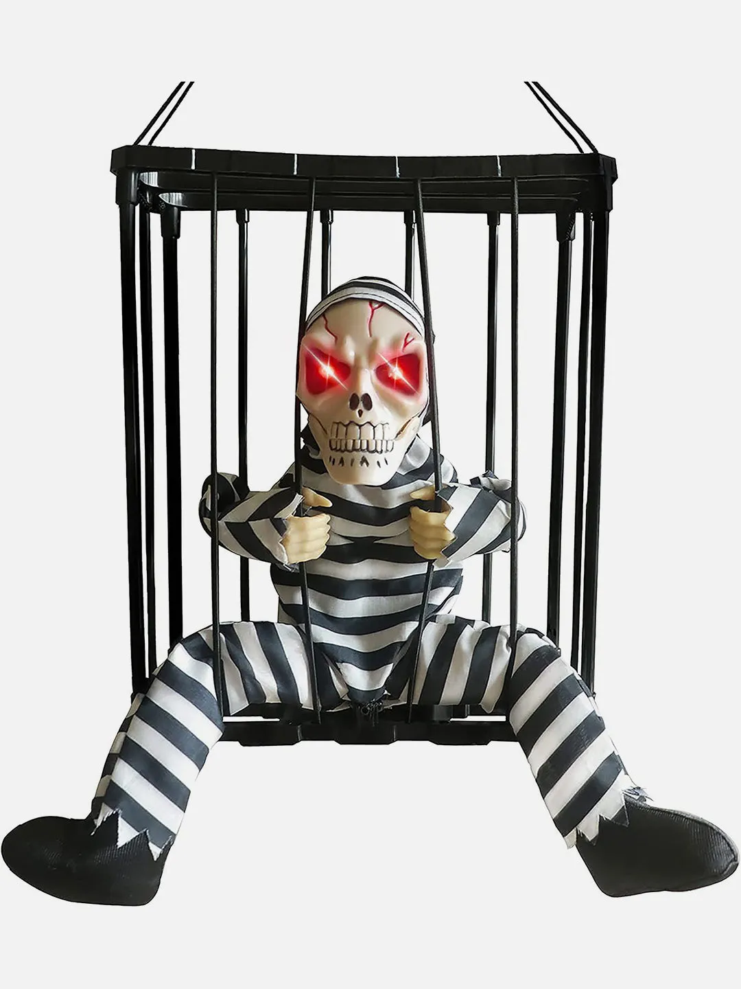 Little Surprise Box Remove me out  Prisoner Skeleton Light up Home/Office/Table Halloween Décor