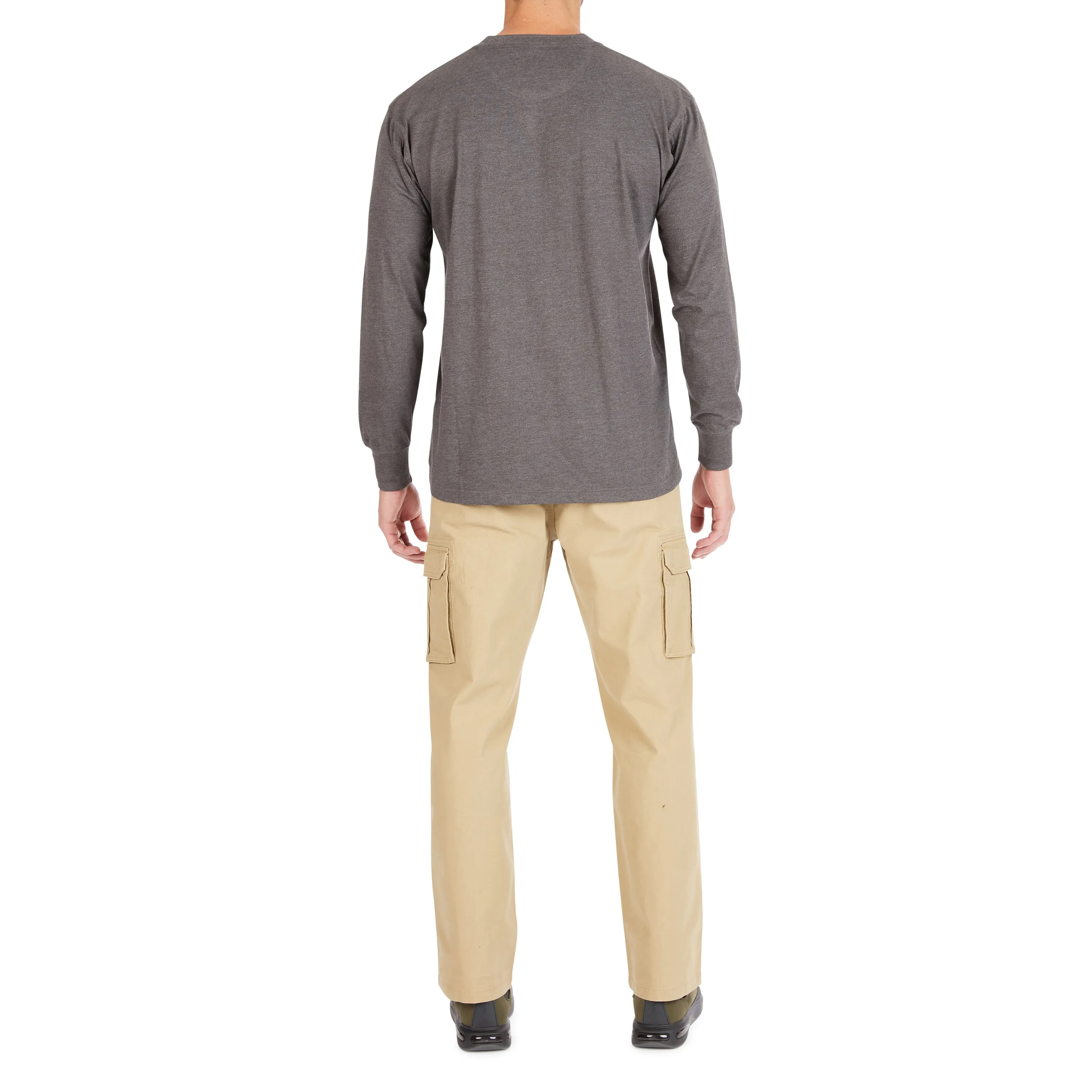 LONG SLEEVE POCKET GUSSET HENLEY