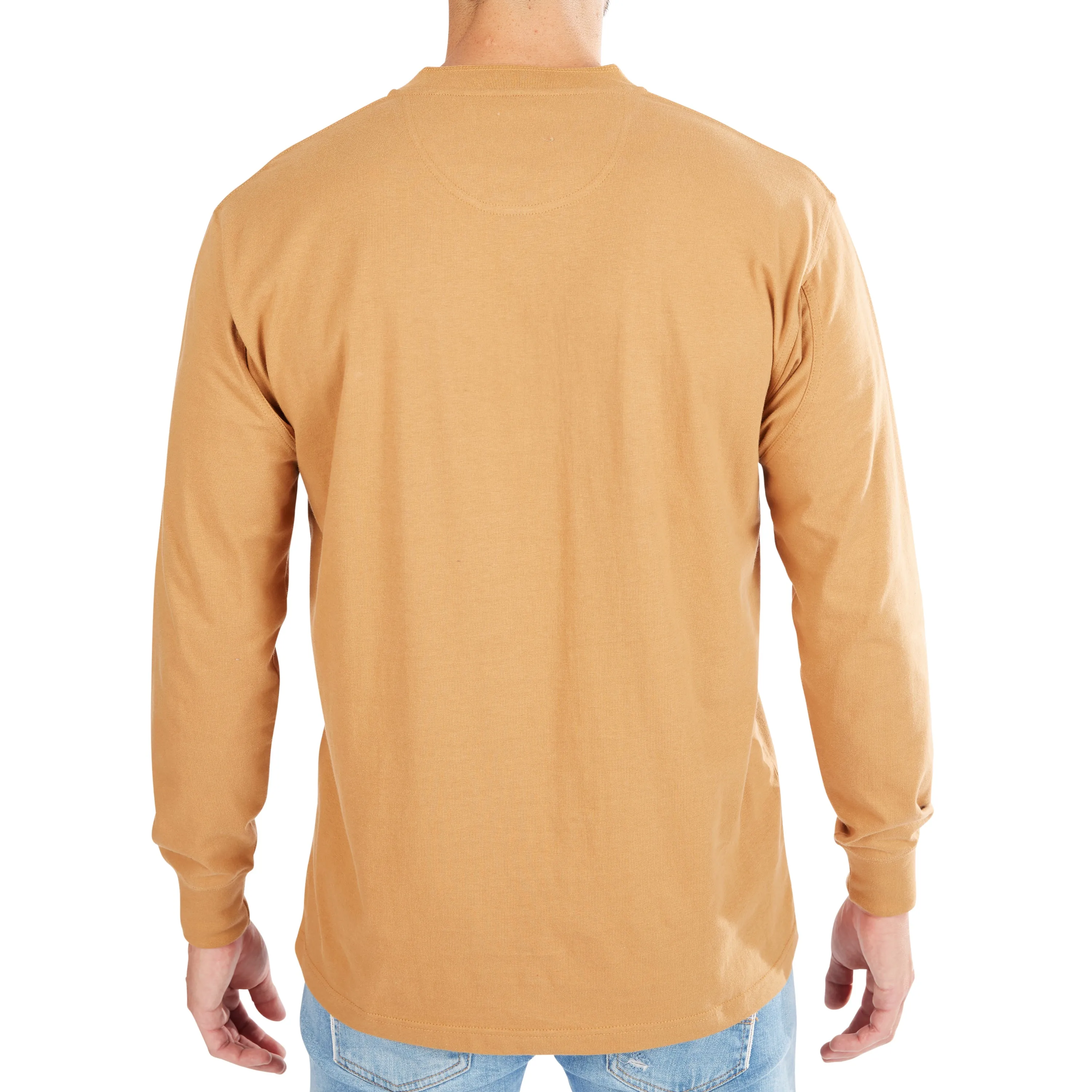 LONG SLEEVE POCKET GUSSET HENLEY