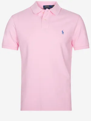 Mesh Polo Shirt Carmel Pink