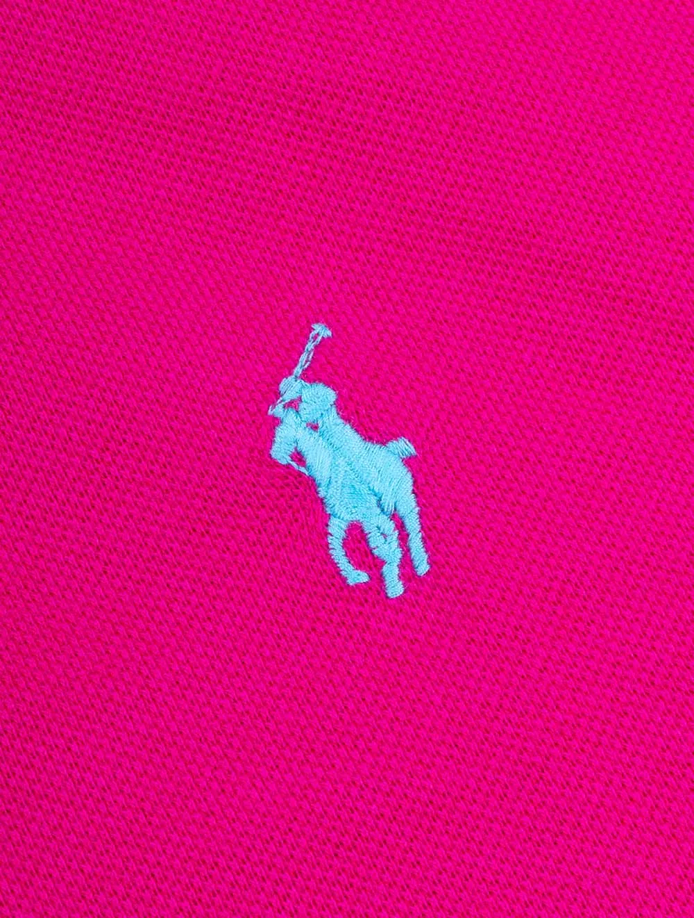 Mesh Polo Shirt Pink