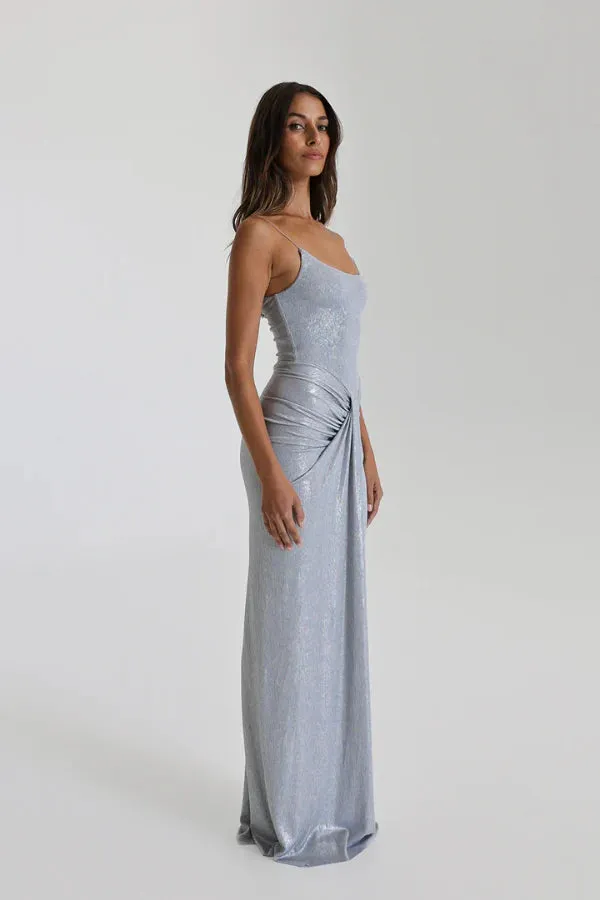 Natalie Rolt Allora Gown - Silver