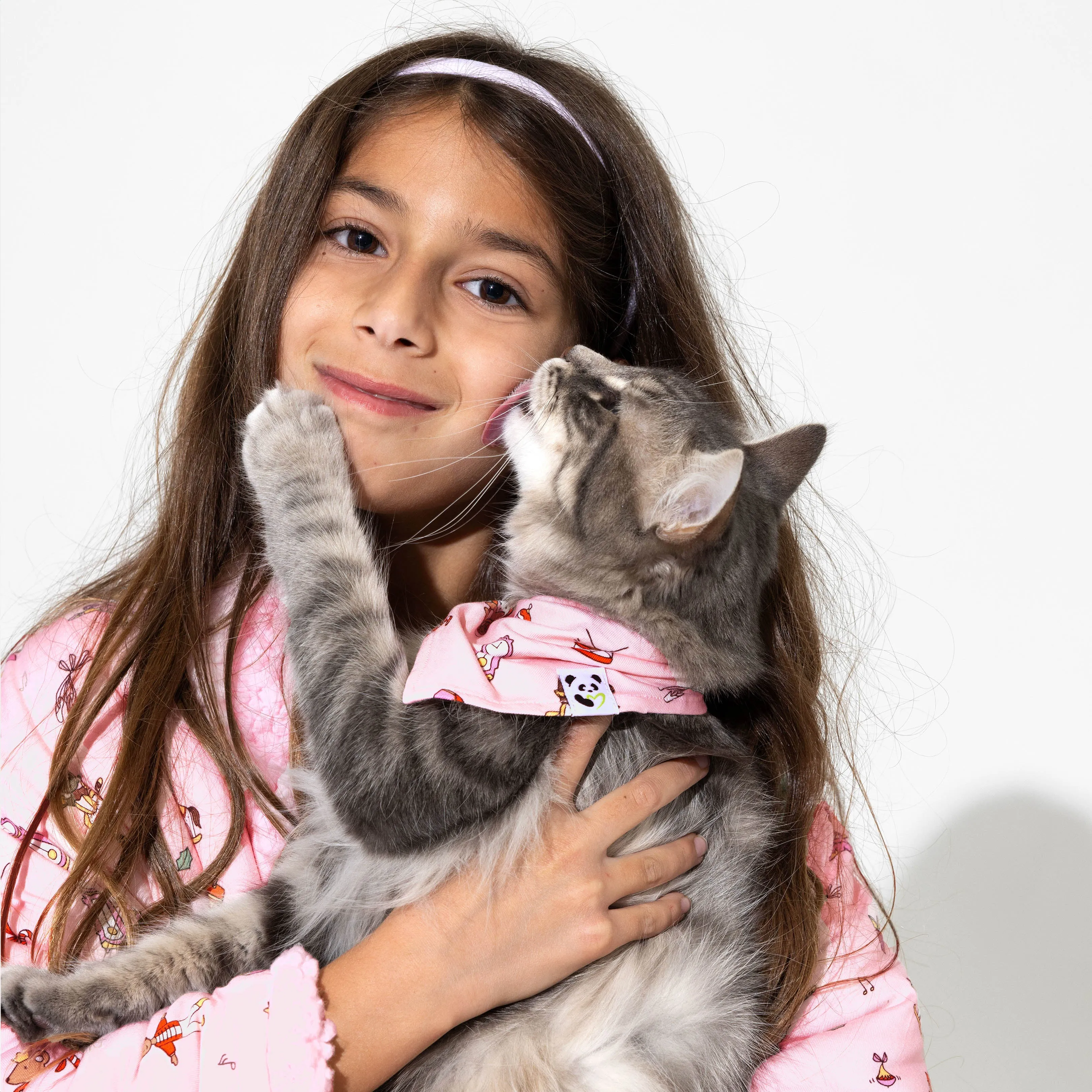 Polar Isle Red Bamboo Matching Pet Bandana