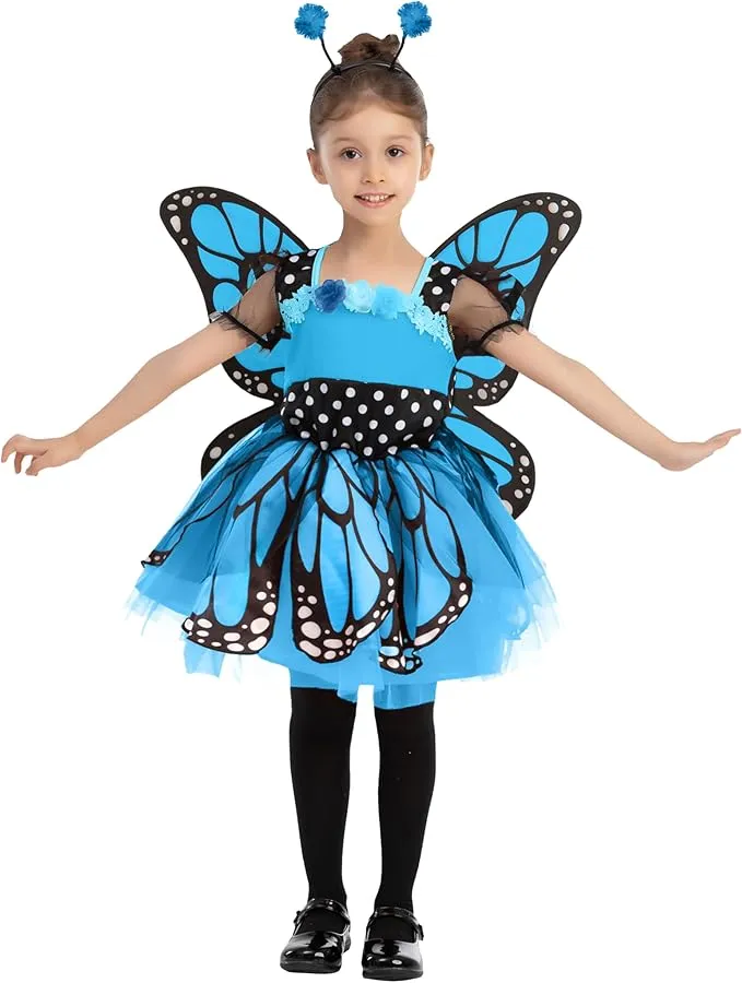 Spooktacular Creations Child Girl Butterfly Costume