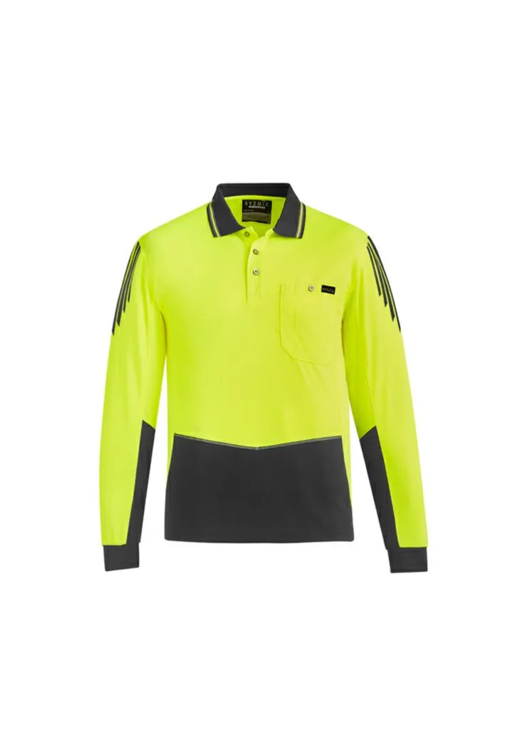 Syzmik ZH310 Men's Hi-Vis Flux L/S Polo