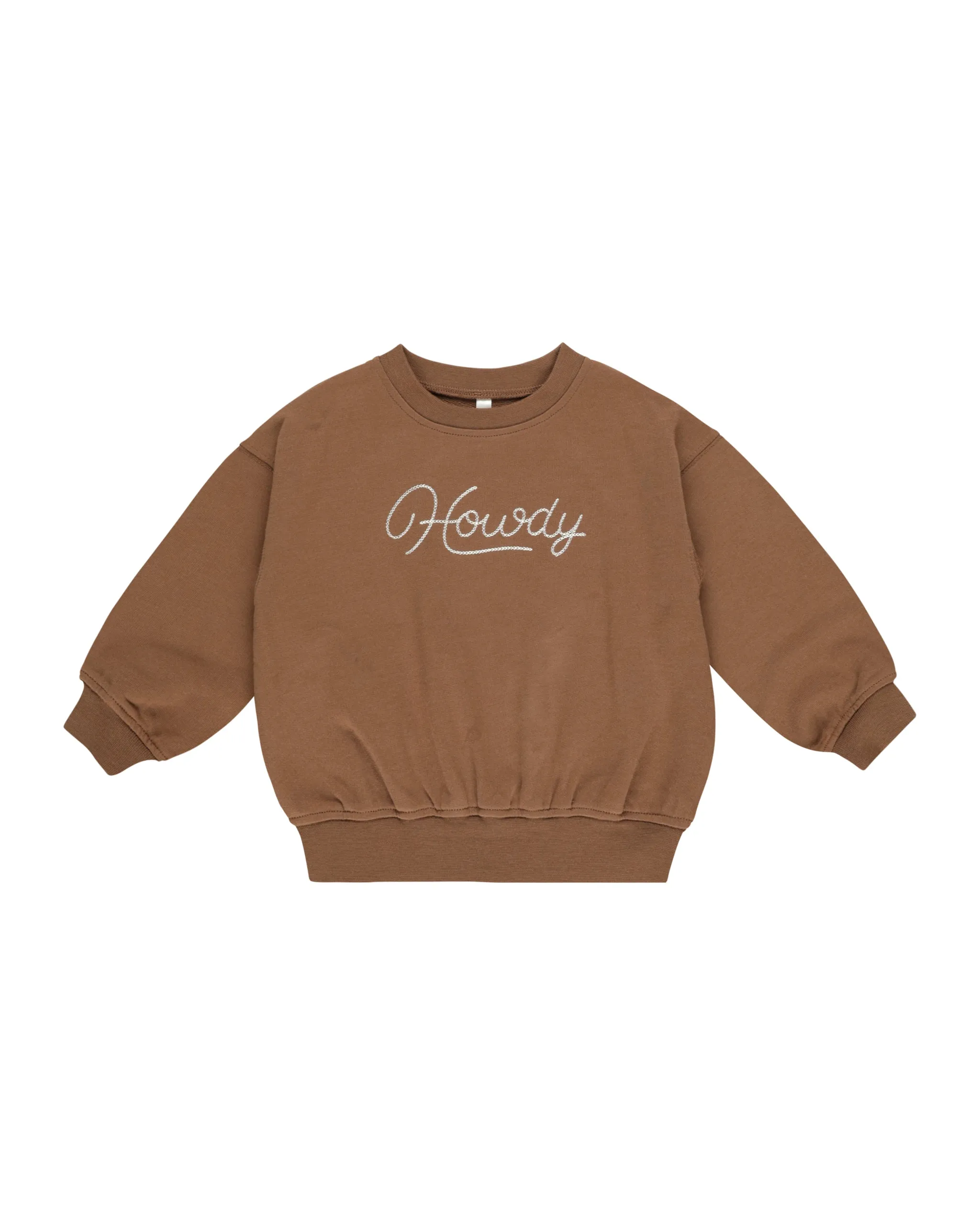 The Relaxed Sweatshirt by Rylee   Cru - Howdy - BABY