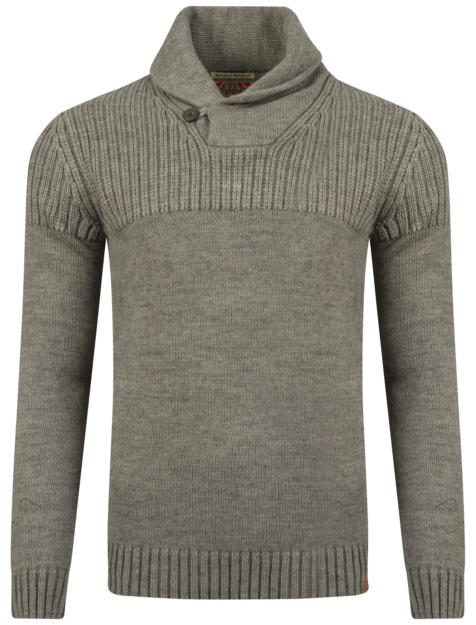 Tokyo Laundry Perico knitted jumper in grey