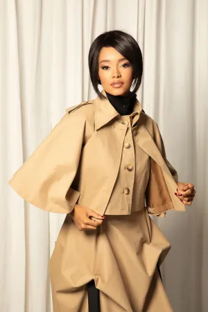 TRENCH COAT CAPELET