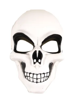 White Skeleton Mask - Eerie Elegance for Spooky Occasions